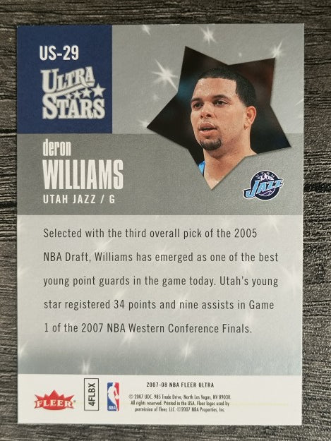 2007-08 Ultra SE Stars #US29 Deron Williams
