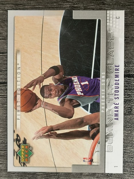 2007-08 Upper Deck First Edition Behind the Glass #BGAS Amare Stoudemire