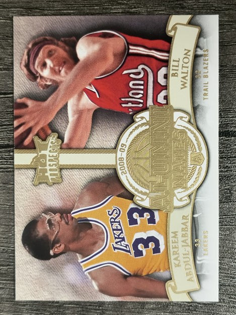 2008-09 Hot Prospects Alumni Mates #AM18 Kareem Abdul-Jabbar/Bill Walton