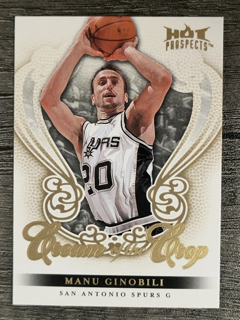 2008-09 Hot Prospects Cream of the Crop #CC11 Manu Ginobili