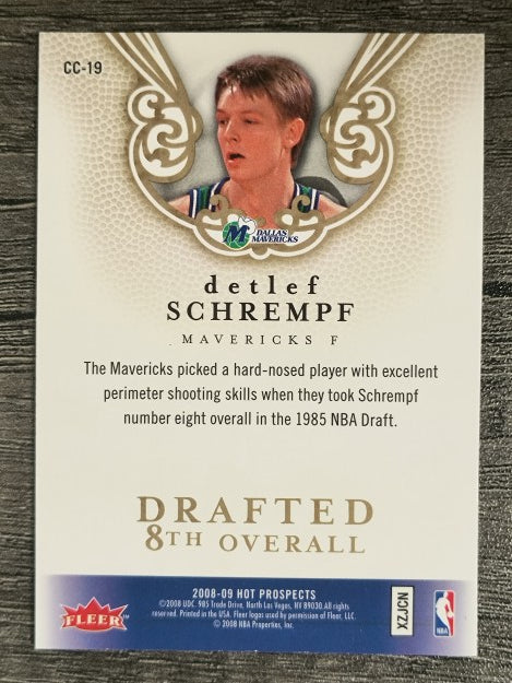 2008-09 Hot Prospects Cream of the Crop #CC19 Detlef Schrempf