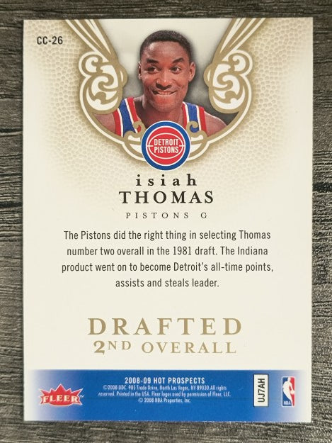 2008-09 Hot Prospects Cream of the Crop #CC26 Isiah Thomas