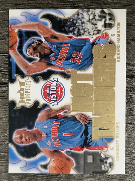 2008-09 Hot Prospects Hot Tandems #HT5 Chauncey Billups/Richard Hamilton