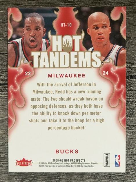 2008-09 Hot Prospects Hot Tandems #HT10 Michael Redd/Richard Jefferson