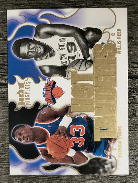 2008-09 Hot Prospects Hot Tandems #HT12 Patrick Ewing/Willis Reed