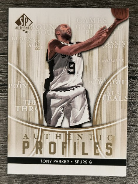 2008-09 SP Authentic Profiles #AP43 Tony Parker