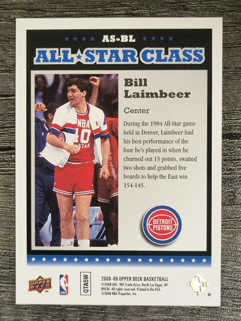 2008-09 Upper Deck All Star Class #ASBL Bill Laimbeer
