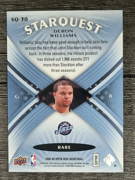 2008-09 Upper Deck Starquest Blue #SQ30 Deron Williams