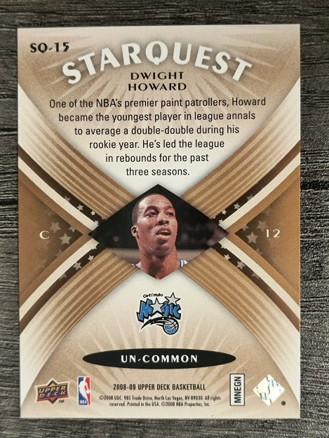 2008-09 Upper Deck Starquest Copper #SQ15 Dwight Howard
