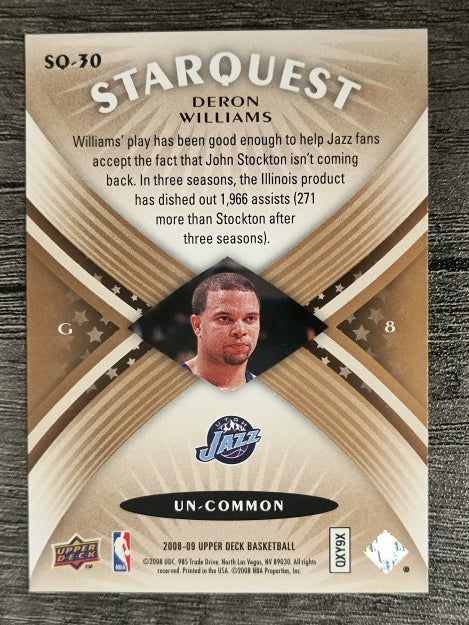2008-09 Upper Deck Starquest Copper #SQ30 Deron Williams