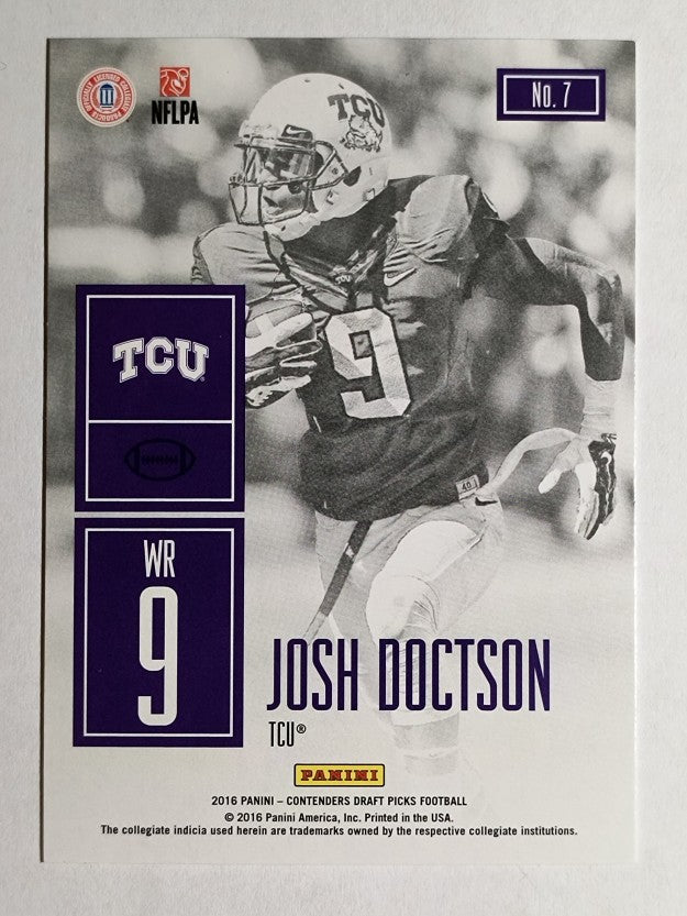 2016 Panini Contenders Draft Picks Game Day Tickets #7 Josh Doctson