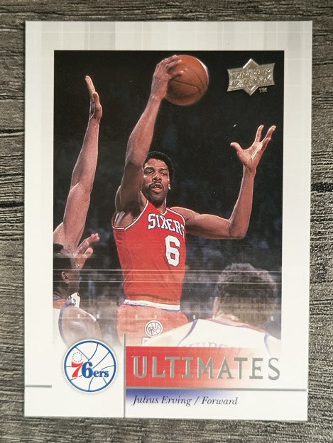 2008-09 Upper Deck Ultimates #U11 Julius Erving (EXMT)