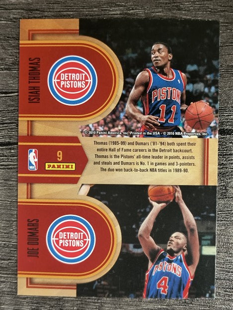 2009-10 Classics Classic Combos #9 Isiah Thomas/Joe Dumars