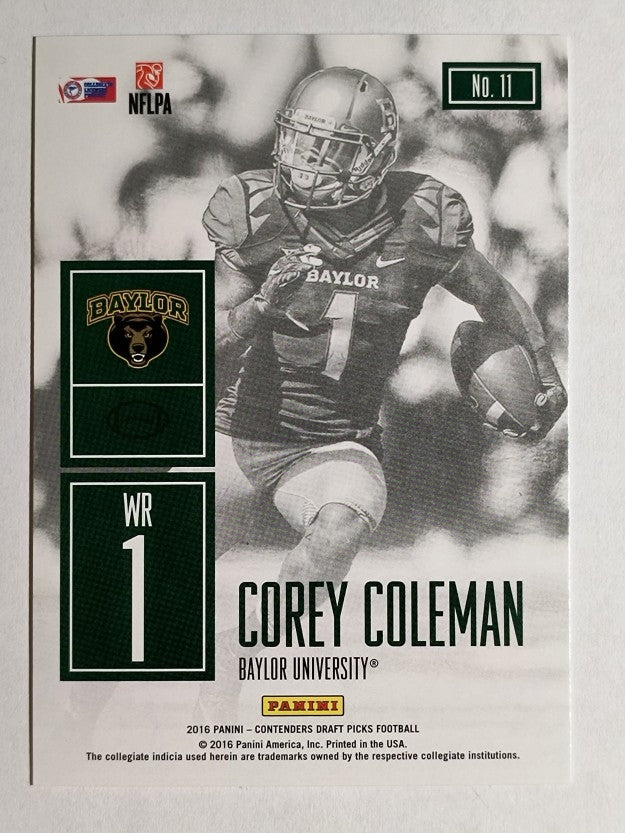 2016 Panini Contenders Draft Picks Game Day Tickets #11 Corey Coleman