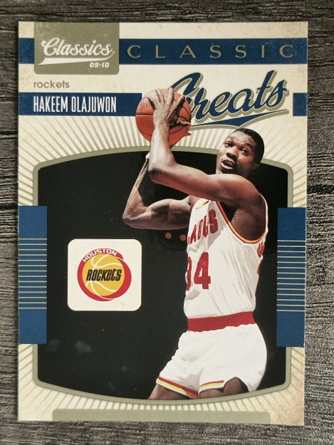 2009-10 Classics Classic Greats #10 Hakeem Olajuwon