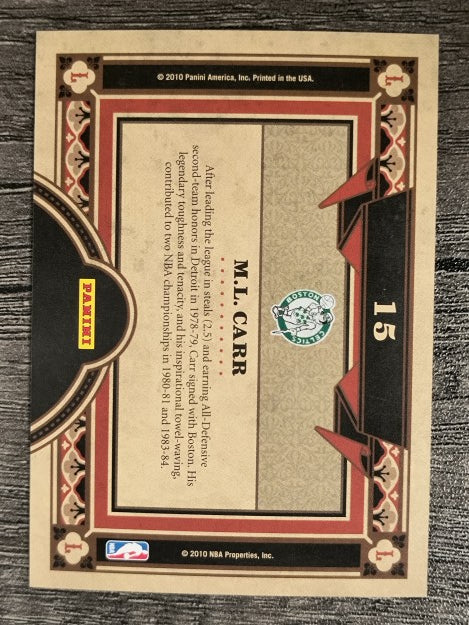 2009-10 Crown Royale Living Legends #15 M.L. Carr