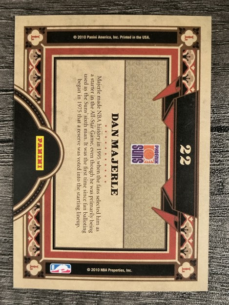 2009-10 Crown Royale Living Legends #22 Dan Majerle