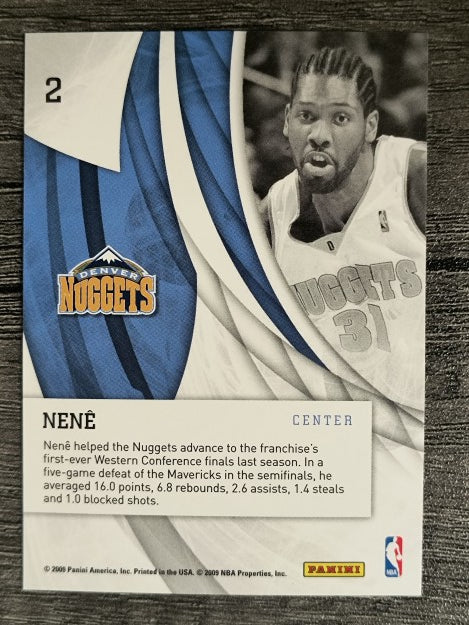 2009-10 Donruss Elite In the Zone #2 Nene