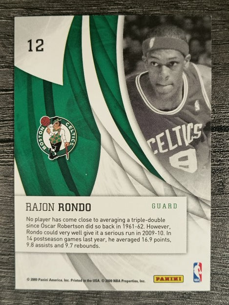 2009-10 Donruss Elite In the Zone #12 Rajon Rondo