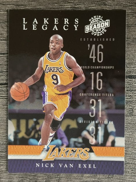 2009-10 Panini Season Update Lakers Legacy #3 Nick Van Exel