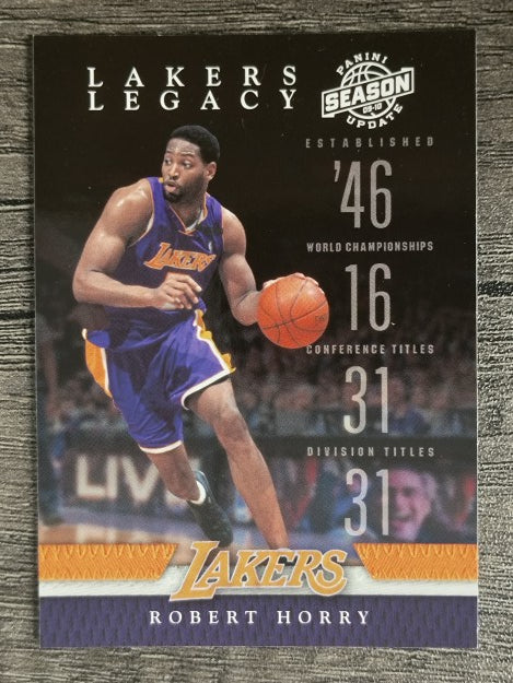 2009-10 Panini Season Update Lakers Legacy #5 Robert Horry