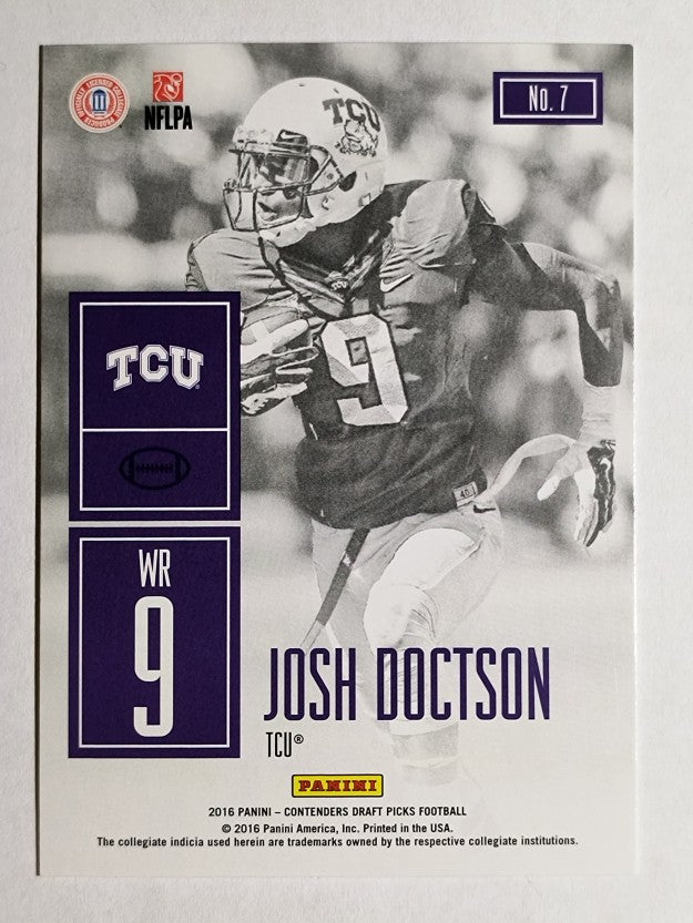 2016 Panini Contenders Draft Picks Game Day Tickets #7 Josh Doctson