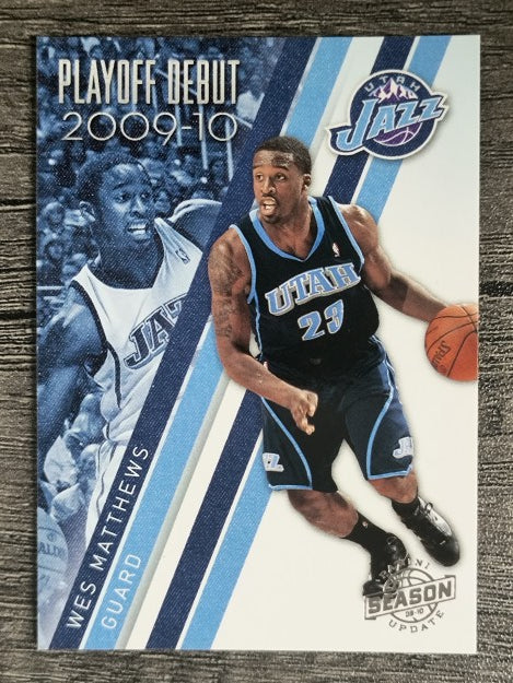 2009-10 Panini Season Update Playoff Debuts #5 Wesley Matthews