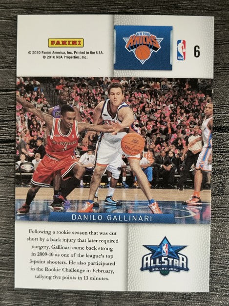2009-10 Panini Season Update Rookie Challenge #6 Danilo Gallinari