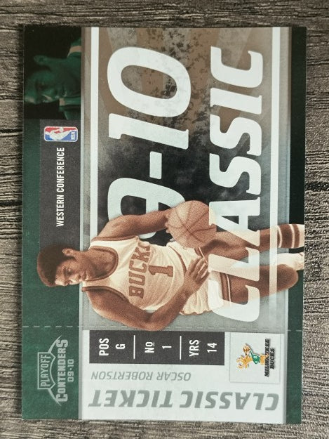 2009-10 Playoff Contenders #147 Oscar Robertson