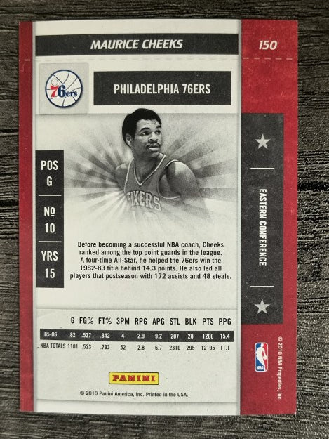 2009-10 Playoff Contenders #150 Maurice Cheeks