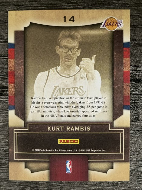 2009-10 Playoff Contenders Legendary Contenders #14 Kurt Rambis