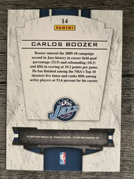 2009-10 Playoff Contenders Perennial Contenders #14 Carlos Boozer