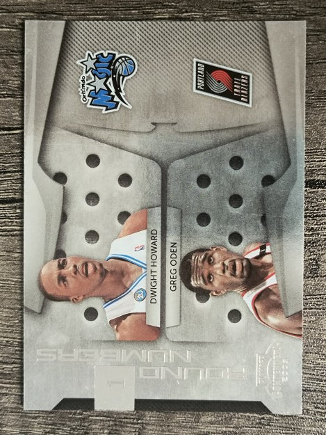 2009-10 Playoff Contenders Round Numbers #7 Dwight Howard/Greg Oden