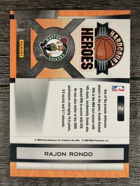 2009-10 Prestige Hardcourt Heroes #2 Rajon Rondo