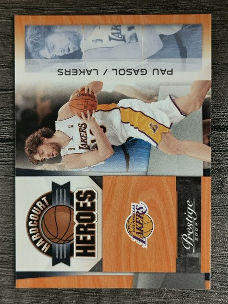 2009-10 Prestige Hardcourt Heroes #10 Pau Gasol
