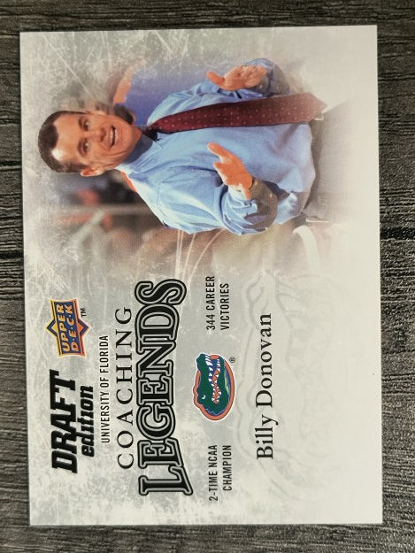 2009-10 Upper Deck Draft Edition Coaching Legends #CLBD Billy Donovan