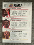 2009-10 Upper Deck Draft Class #D91 Kenny Anderson/Larry Johnson/Stacey Augmon