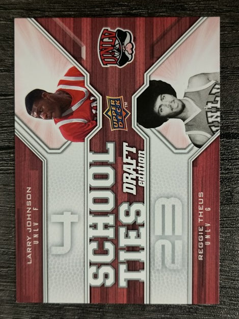 2009-10 Upper Deck Draft Edition School Ties #STJT Larry Johnson/Reggie Theus