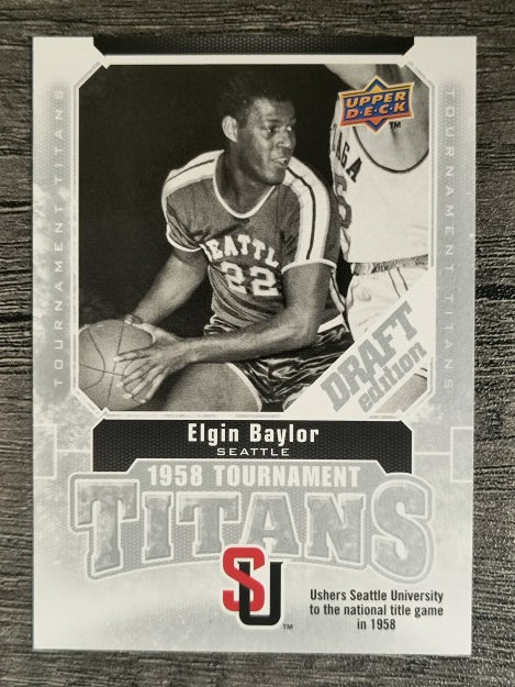 2009-10 Upper Deck Draft Edition Tournament Titans #TTEB Elgin Baylor