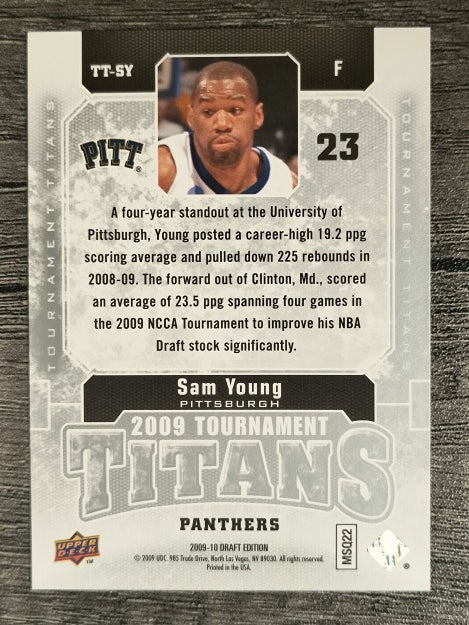 2009-10 Upper Deck Draft Edition Tournament Titans #TTSY Sam Young
