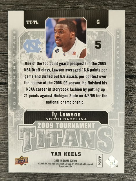 2009-10 Upper Deck Draft Edition Tournament Titans #TTTL Ty Lawson