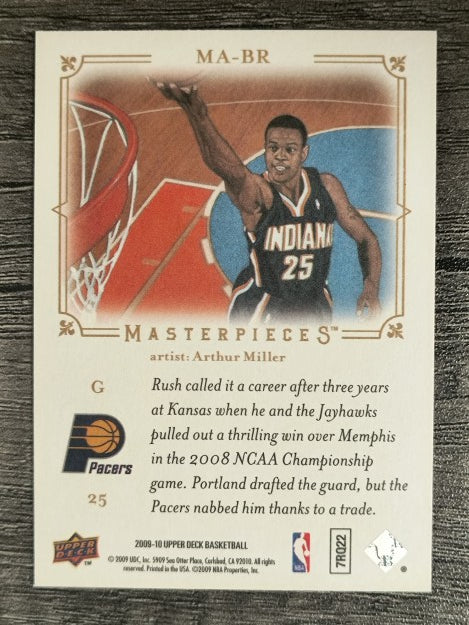 2009-10 Upper Deck Masterpieces #MABR Brandon Rush