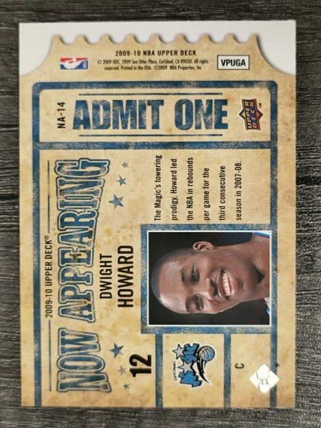 2009-10 Upper Deck Now Appearing #NA14 Dwight Howard