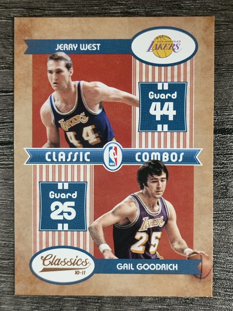 2010-11 Classics Classic Combos #5 Gail Goodrich/Jerry West