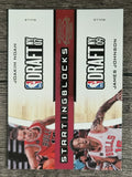 2010-11 Playoff Contenders Patches Starting Blocks #18 Joakim Noah/James Johnson