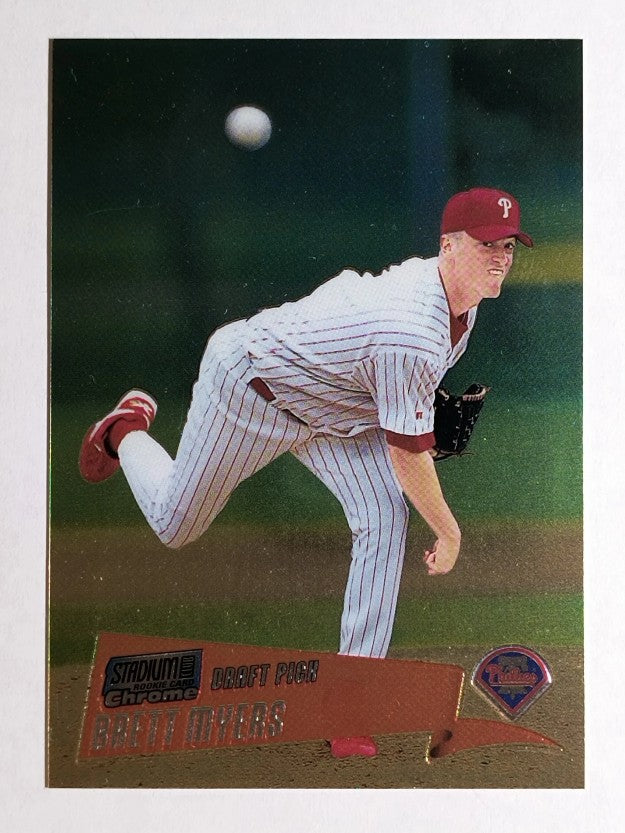 2000 Stadium Club Chrome #236 Brett Myers RC