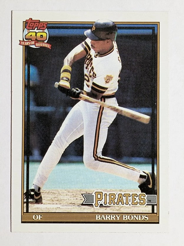 1991 Topps #570 Barry Bonds