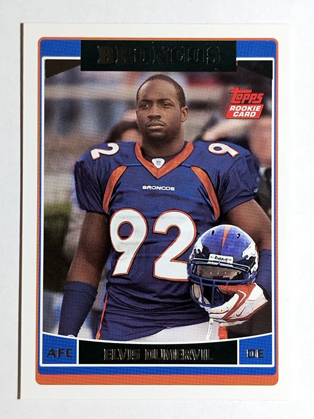 2006 Topps #328 Elvis Dumervil RC