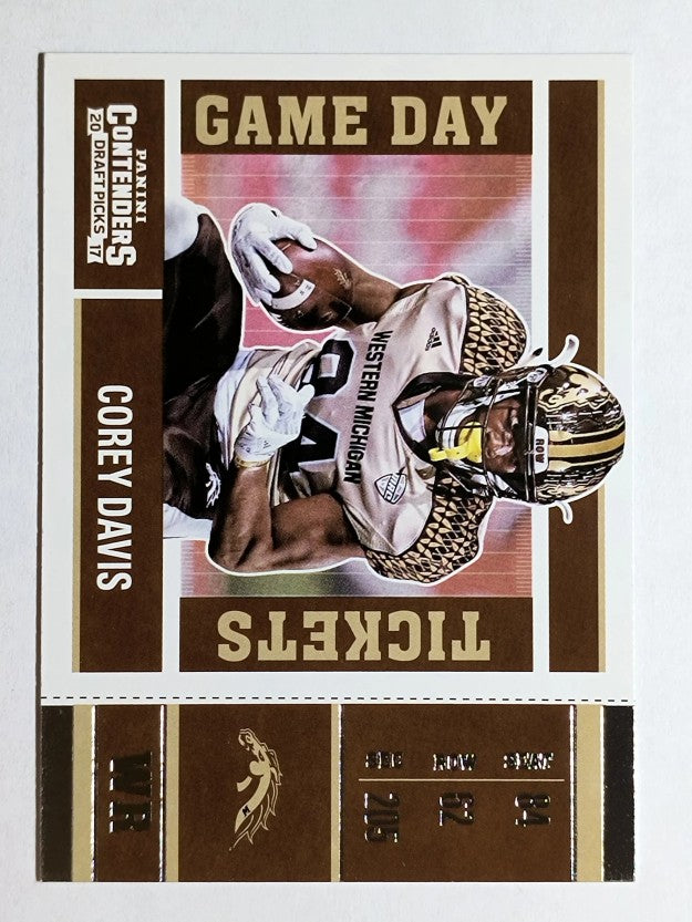 2017 Panini Contenders Draft Picks Game Day Tickets #19 Corey Davis