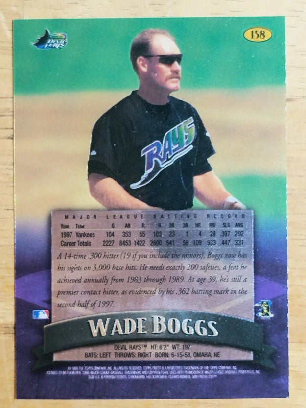 1998 Finest No-Protectors #158 Wade Boggs